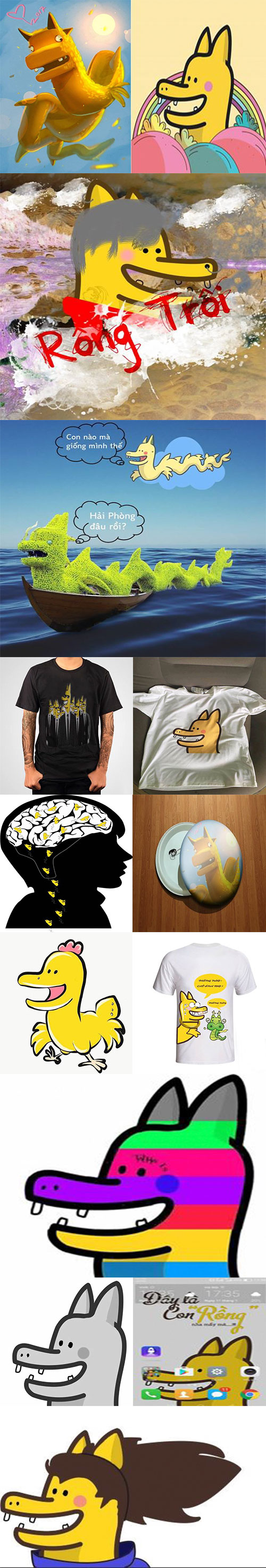 ảnh biếm họa rồng 60 tỉ